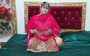 Nabila Aunty: Beautiful Indian Sexy Bride Sex with Dildo in Wedding Dress
