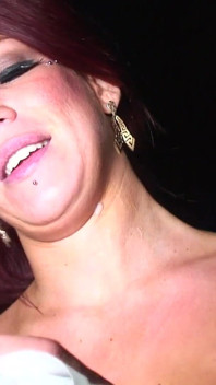 Redhead Skank Meets Us in the Woodlands to Film a Dirty Dogging Session