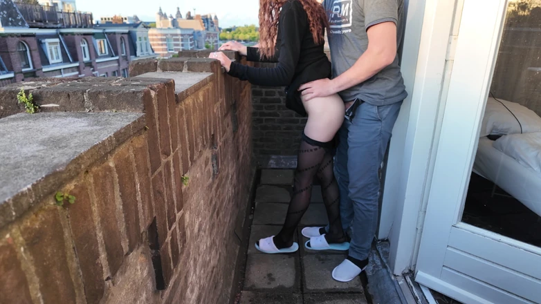 Ohseehere: Sex on Balcony with Ex-girlfriend