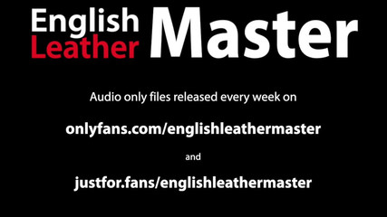 EnglishLeathermaster: Přítelův šéf z tebe udělá erotický zvuk paroháče