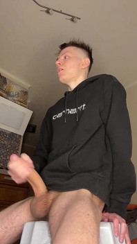 Hot Young Guy's Cum Play