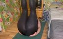 Milf Sex Queen: Yoga with Anal Plug and Squirt on My Own Face