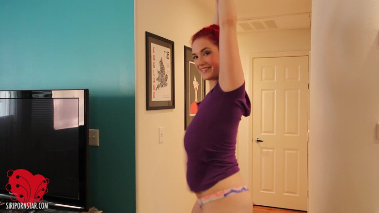 Siri Pornstar: Siri Pornstar Bounces and Shakes Her Big Natural Tits!