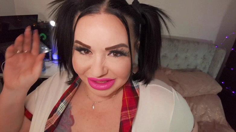 Mia MILF: Big Boob BBW MILF in a College Outfit Shows Us...