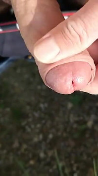 Piss and Cum Outdoor