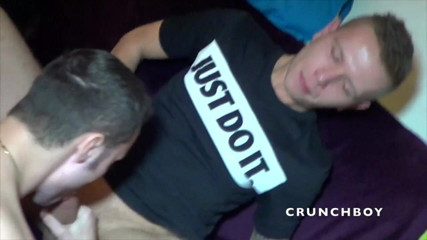 BAREBACK AND CREAMPIE CLUB: Kosmin fucked bareback by Oscar Wood