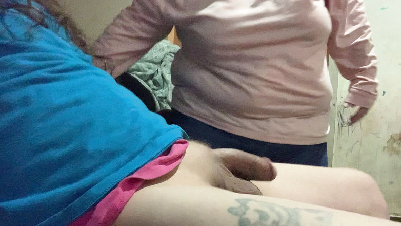Sadee Rain: Thick bbw sucking sissy stranger hard cock &amp; hanging balls swallowing...