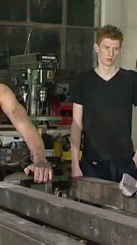 Boys at Work in Hot Trio Fuck