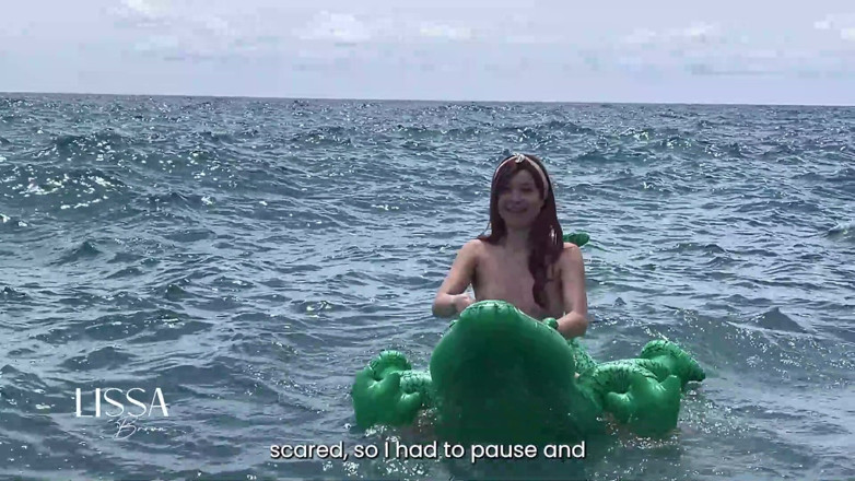 Lissa Brown: Vlog Lissa Brown Goes to a Nudist Beach to Film...