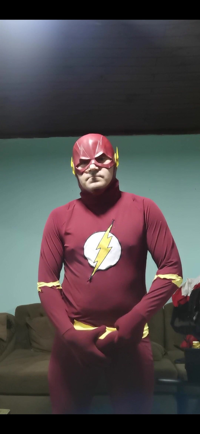 Rokkuman: Flash Cosplay gorący
