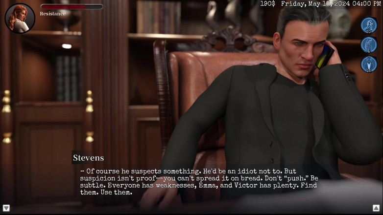 Johannes Gaming: Límites de la moralidad 20 Victor compró un vestido muy caro...