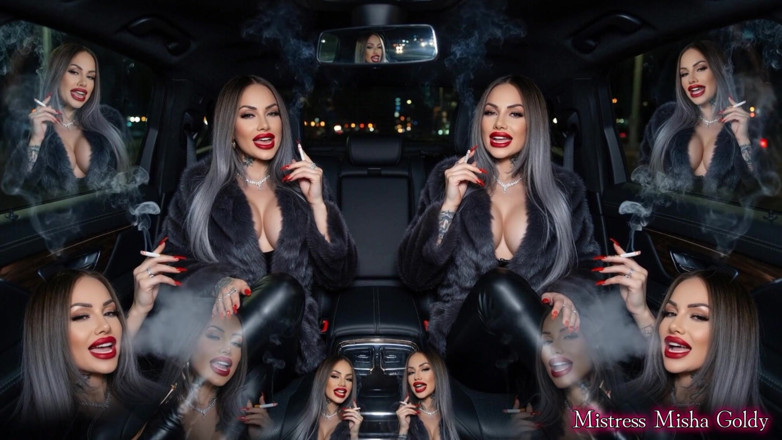 Goddess Misha Goldy: Você deveria estar no meu banco de trás