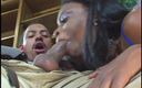 Butt Paradise: Thick assed black whore sucks and fucks a black stud...