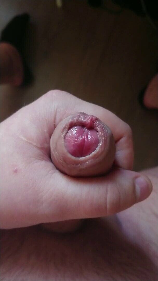 Young cum: Närbild stor kuk