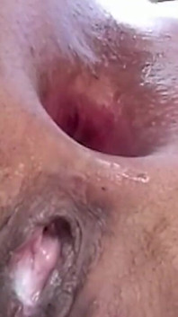 Brunette MILF Learns to Ride Cock Outdoors