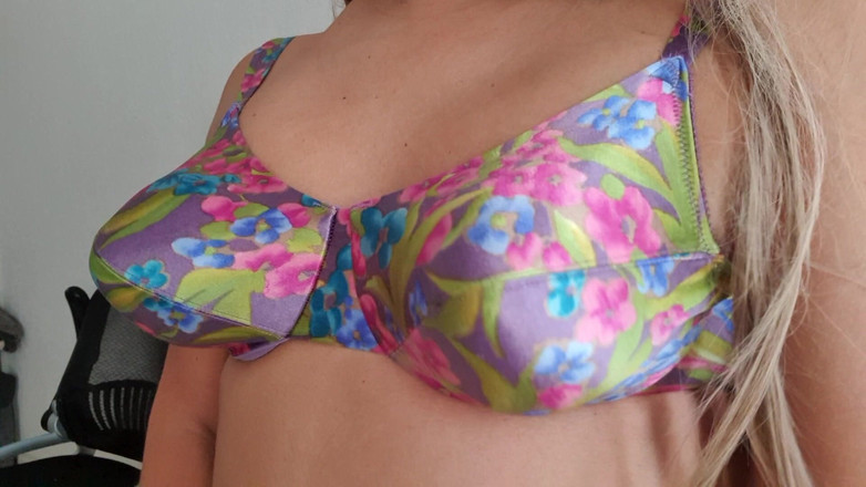 Only bras: Bunte satin Victoria Sec bh, spitzen möpse