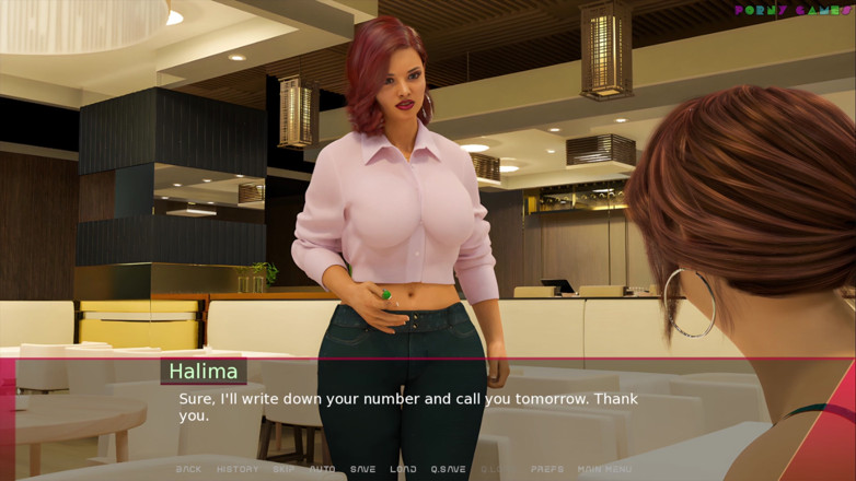 Porny Games: World of Pleasure by Sharmota - muzułmańska młoda dama ma anal...