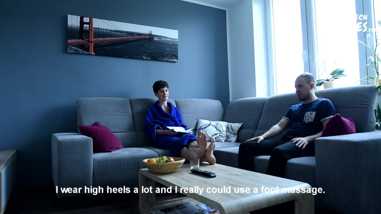 Czech Soles - foot fetish content: New tenant needs to have her bare feet worshiped asap