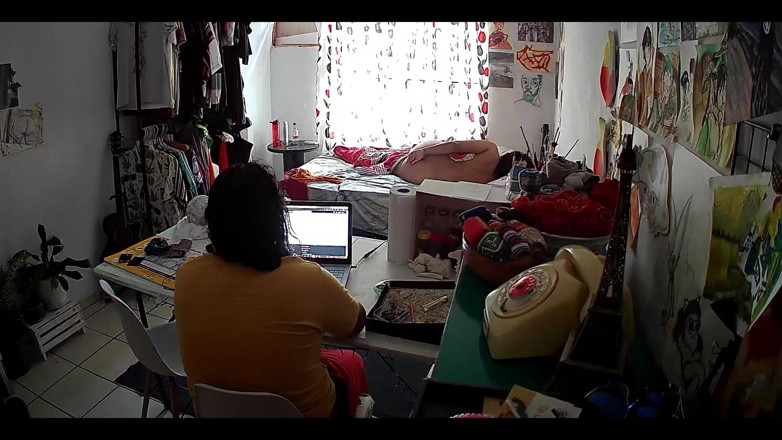 Karmicoxv: Stepfather on the Stepdaughter While Doing Homeoffice