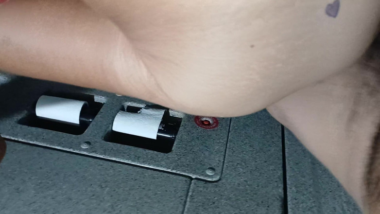 Shadyking: Risky Fucking in a Bus Bathroom. Huge Cum Shot