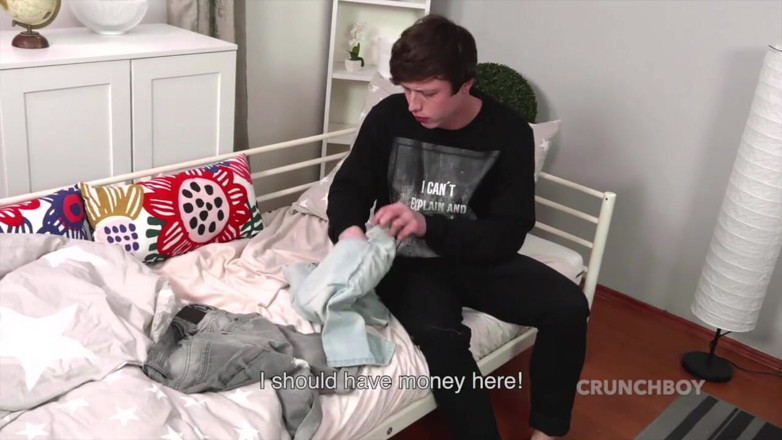 When straights boys fuck their gay friends: Sexy gay fucked raw by his straight boy curious 14