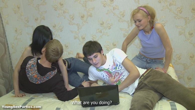 18 Videoz: Skinny russian teens getting pounded in orgy