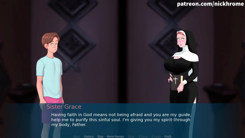 Hentai World: Sexnote nun handjob