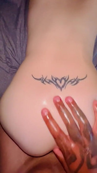 White Teen Fucked Doggy Style with Baby Oil Involved (no Diddy)