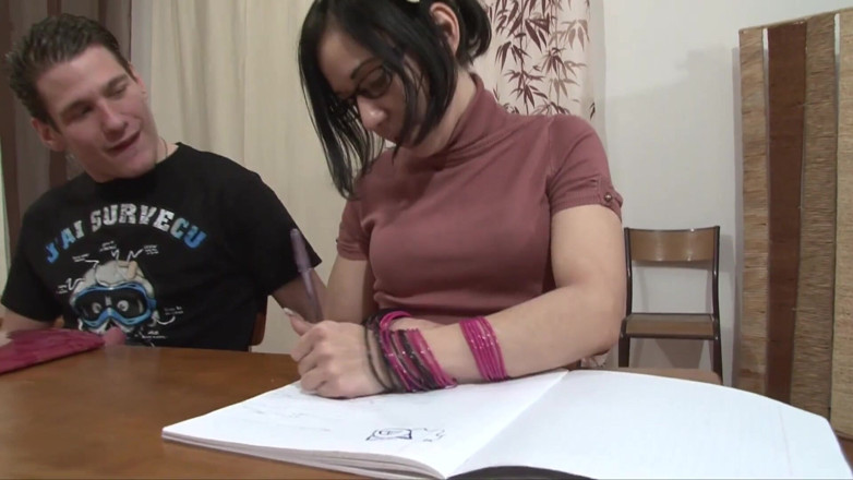 My Favorite Pornstars: Hot college student gets fucked in the ass by her...