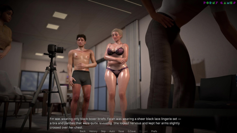 Porny Games: Friendly Housewife by White Foam - Having His First Time with...