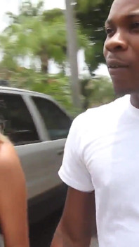 Big Black Dick for Blonde Slut