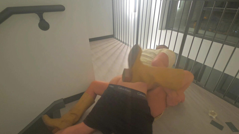 Estebanyanna: Party Girl From Club Fucked in Stairwell