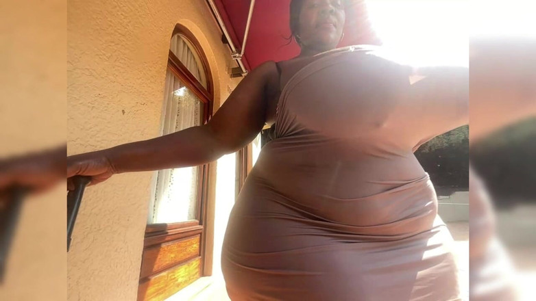 Legendary Booty Overdose: Ebony SSBBW MILF Caught Masturbating Outdoor