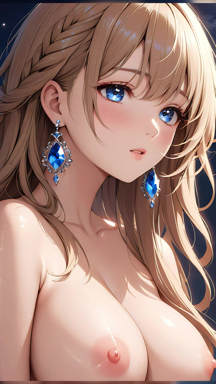 LustRender: Moonlit Dreams - Ai Dívka vykouřená v měkké lunární záře