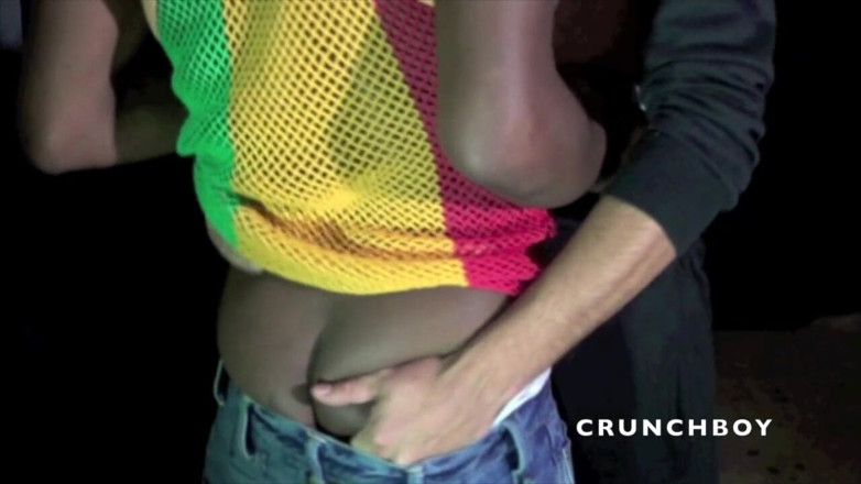 Crunch Boy: Interracial sex party with Arab and slut ebony