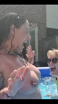 A Big Splash From Cheyenne Rose and Mackenzie Page