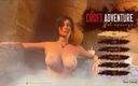 Cumming Gaming: Croft Adventures ep.1 : A dark spirit stares at Lara naked...