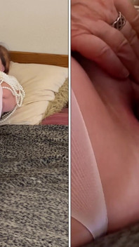 Granny Angel Red Shoes Masturbation & Cocksucking Heaven 1 16 22