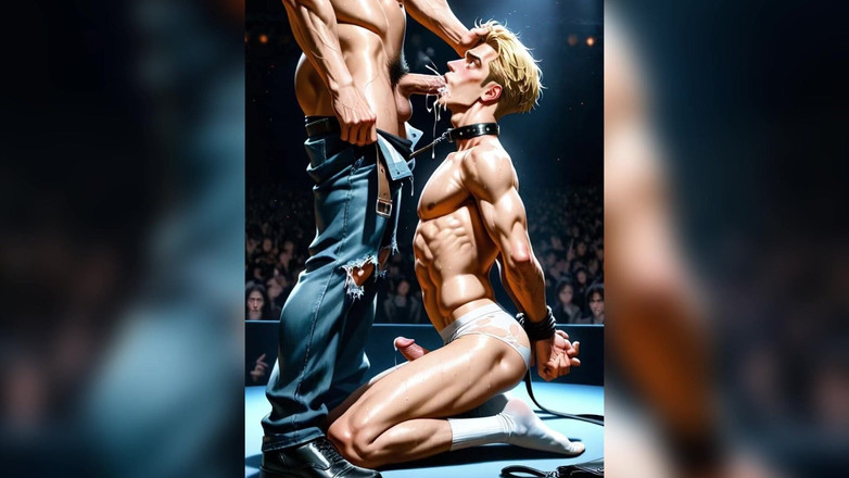 Bosss: 알몸의 소년 후장 섹스