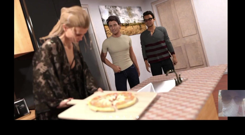 Dark Sam: Hot Step-stepmom Surprised Me! She Sucked Me in the Kitchen