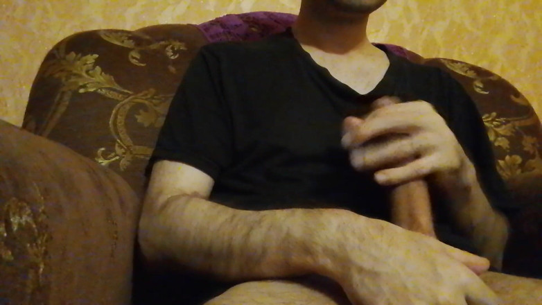 Alex Metallov: Horny Guy Jerking and Cumming. so Much Thick Cum