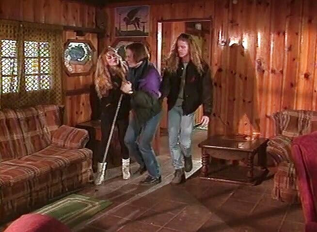 Alfacontent: Classy brunette with big tits gets her ass licked and...