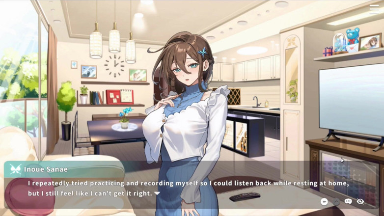 NSFWOtaku: Hentai Game - Seductive Married Woman Gets Private Vocal Lessons - V-lover