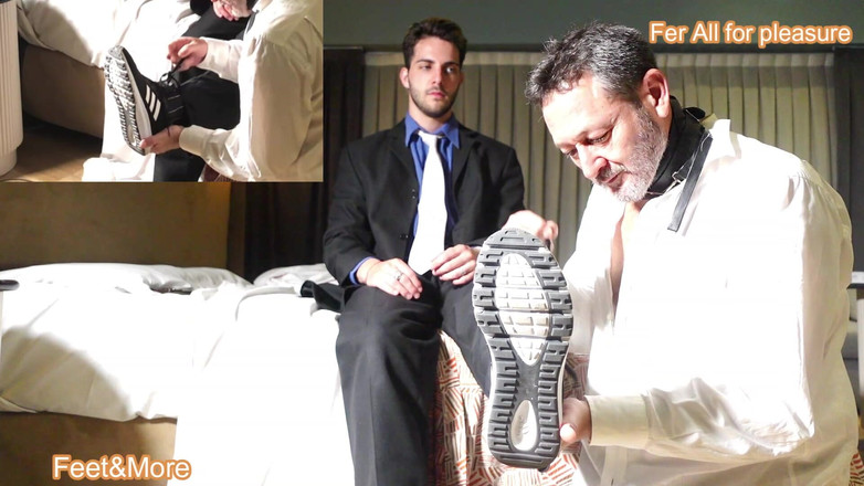 Fer All for pleasure: Sub Fer Worship Boss Sheer Socks