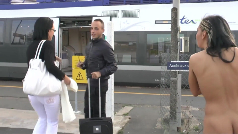 CBD Media: French teen tourist gets fucked in the ass and creampied...