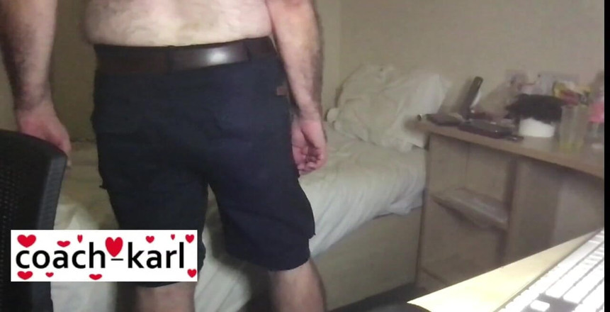 Coach Karl dude lodge: I pantaloncini blu di karl allenatore