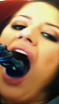 Busty Bombshell Eva Angelina Fucks Herself Hard in Fishnet Lingerie
