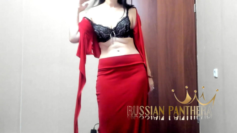 ANGELA_LADY: Milf met grote natuurlijke tieten regelde een striptease voor rukkers