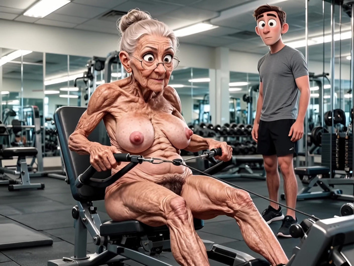 Narata12: Old Ladies in the Gym