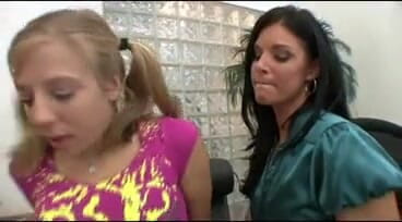 Lesbian Illusion: India Summer enjoys the sweet pussy of a young blonde...
